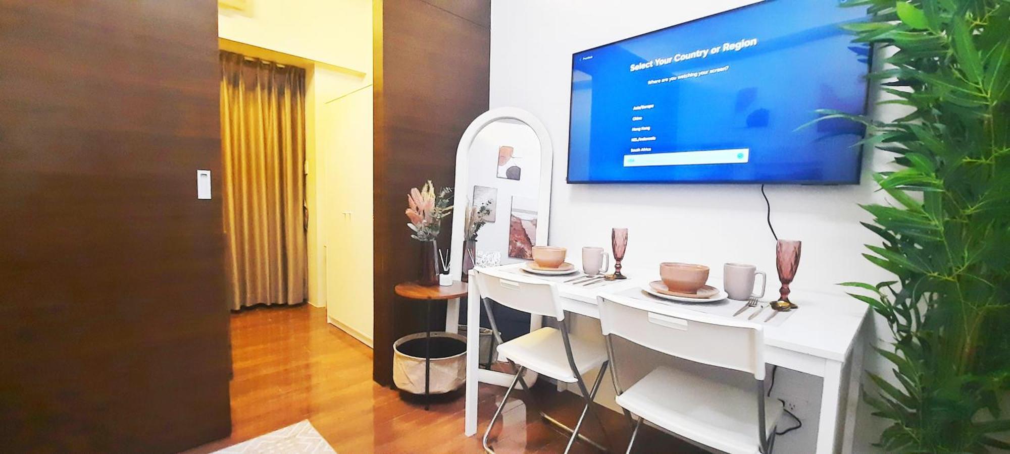 Stylish&Comfort Unit With Balcony In Air Makati 마카티 외부 사진