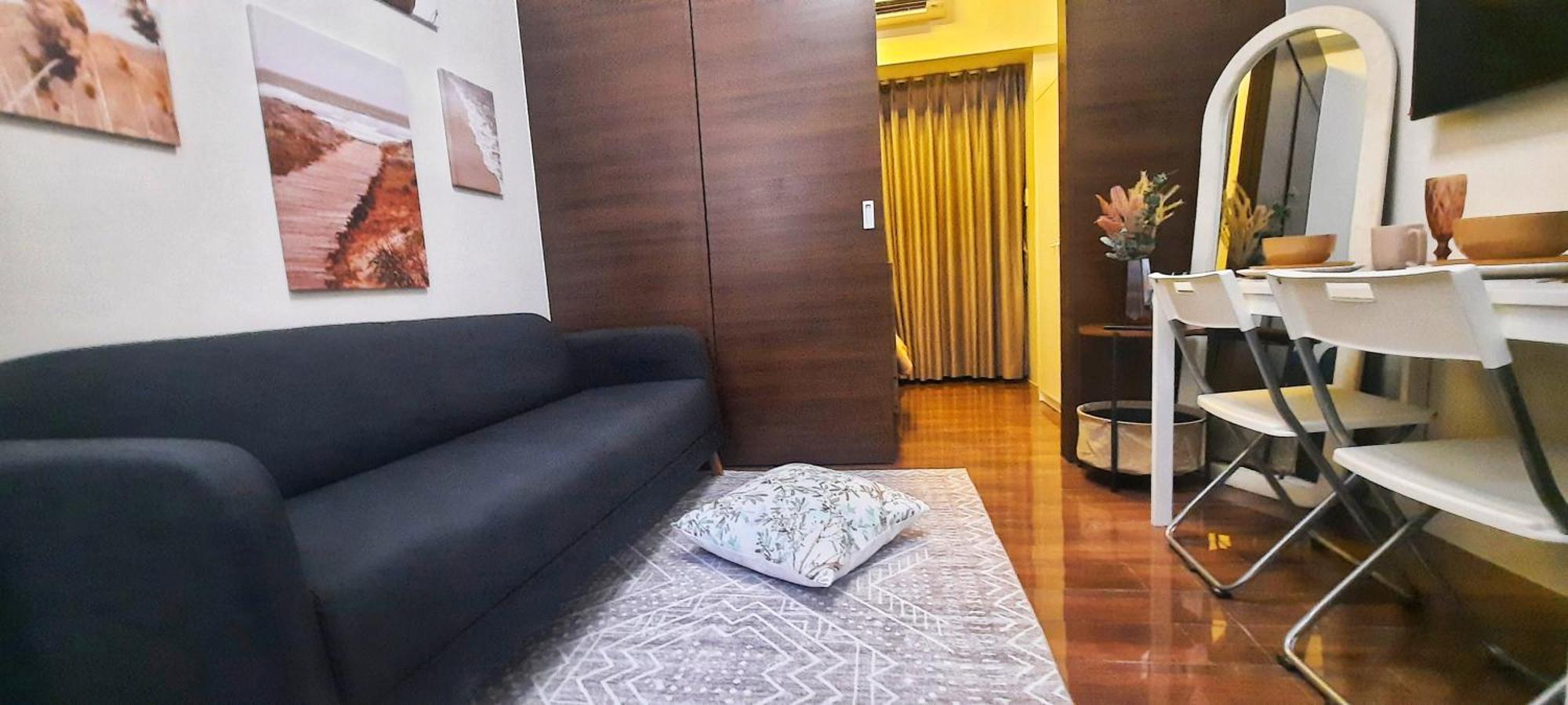 Stylish&Comfort Unit With Balcony In Air Makati 마카티 외부 사진