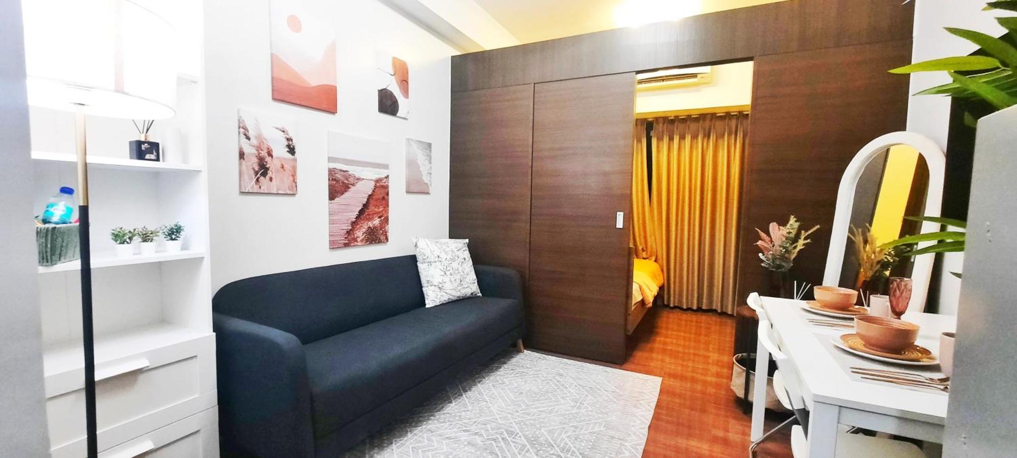 Stylish&Comfort Unit With Balcony In Air Makati 마카티 외부 사진
